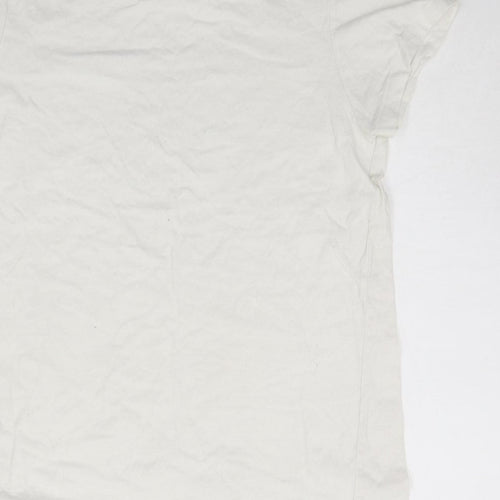 Young Dimension Girls White   Basic T-Shirt Size 12-13 Years