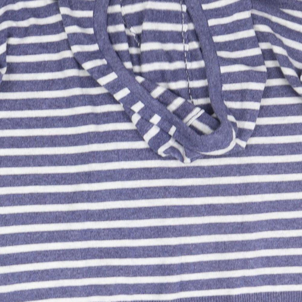 MANTARY  Womens Blue Striped  Pullover Jumper Size 12