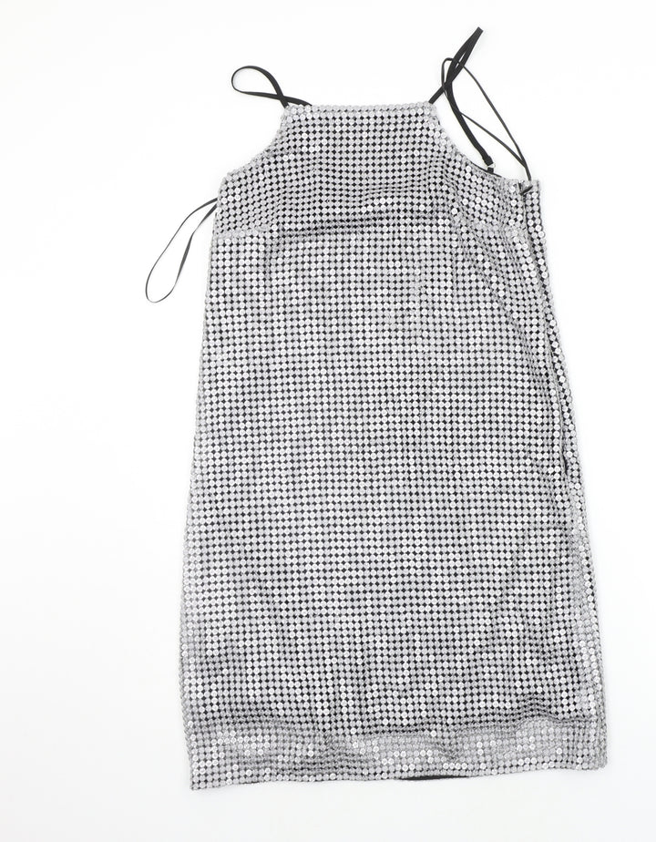 River Island Womens Grey   A-Line  Size 8