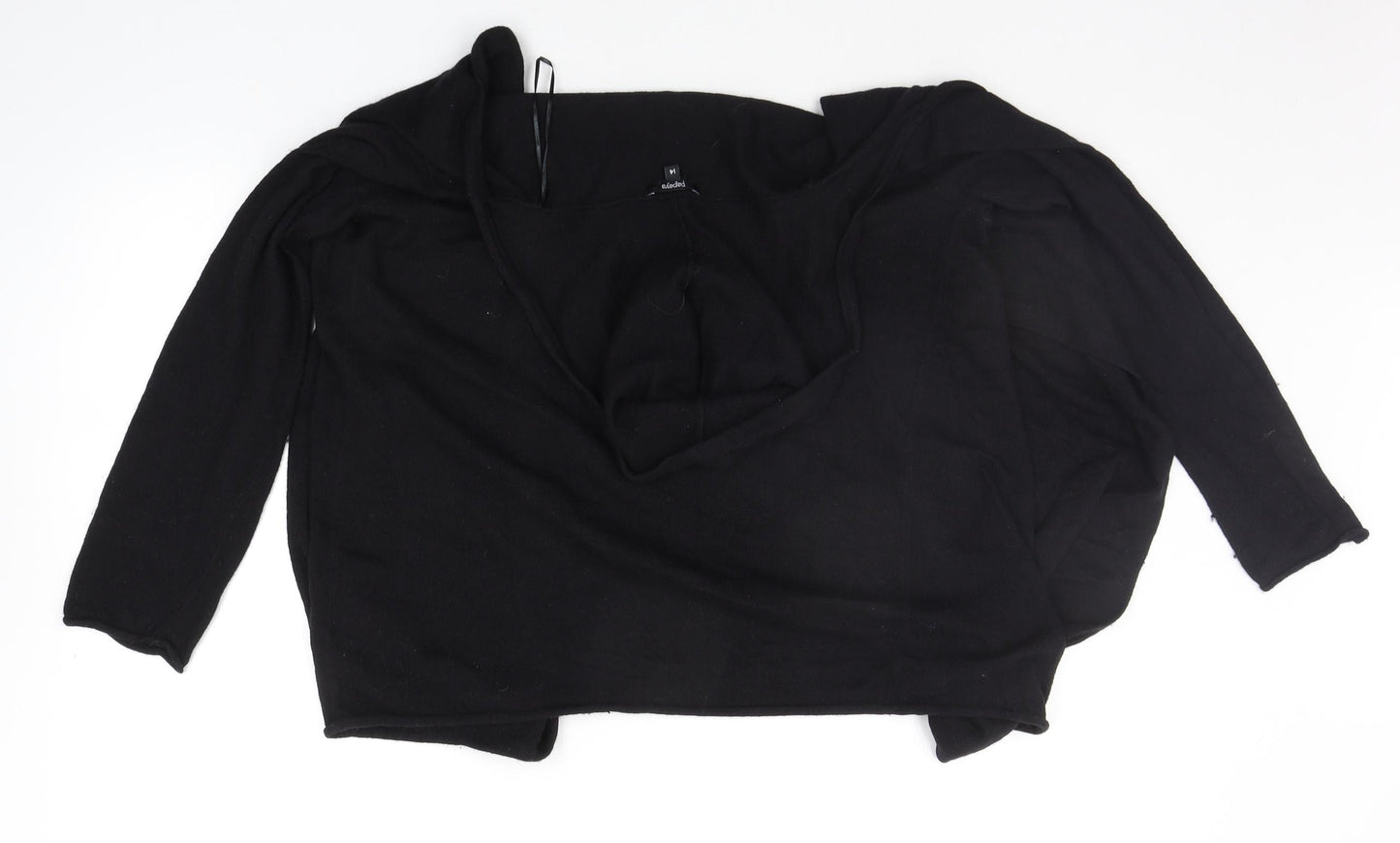 Papaya Womens Black   Cardigan Jumper Size 14