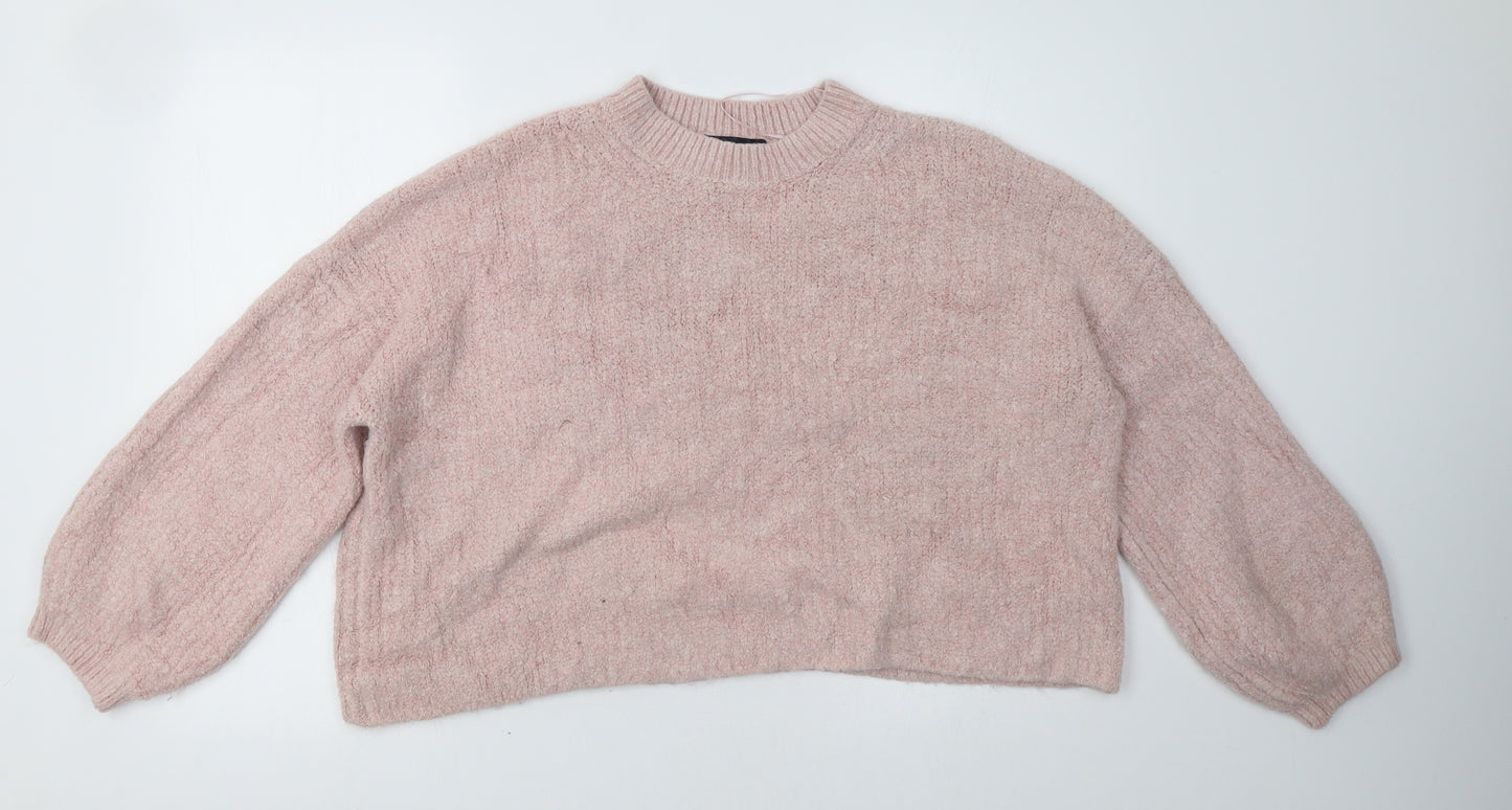 Marks and Spencer Womens Pink   Pullover Sweatshirt Size XL