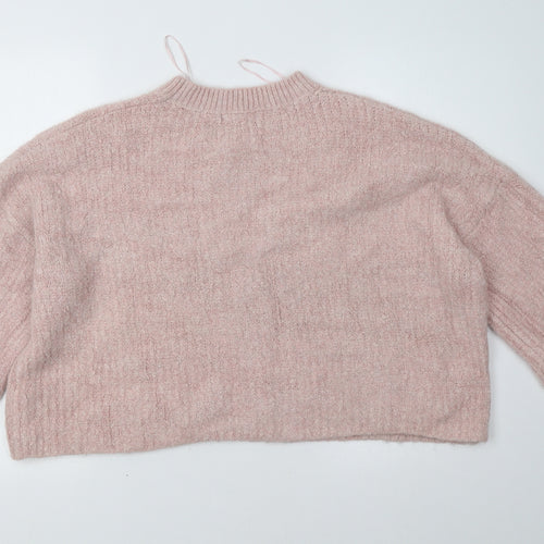 Marks and Spencer Womens Pink   Pullover Sweatshirt Size XL