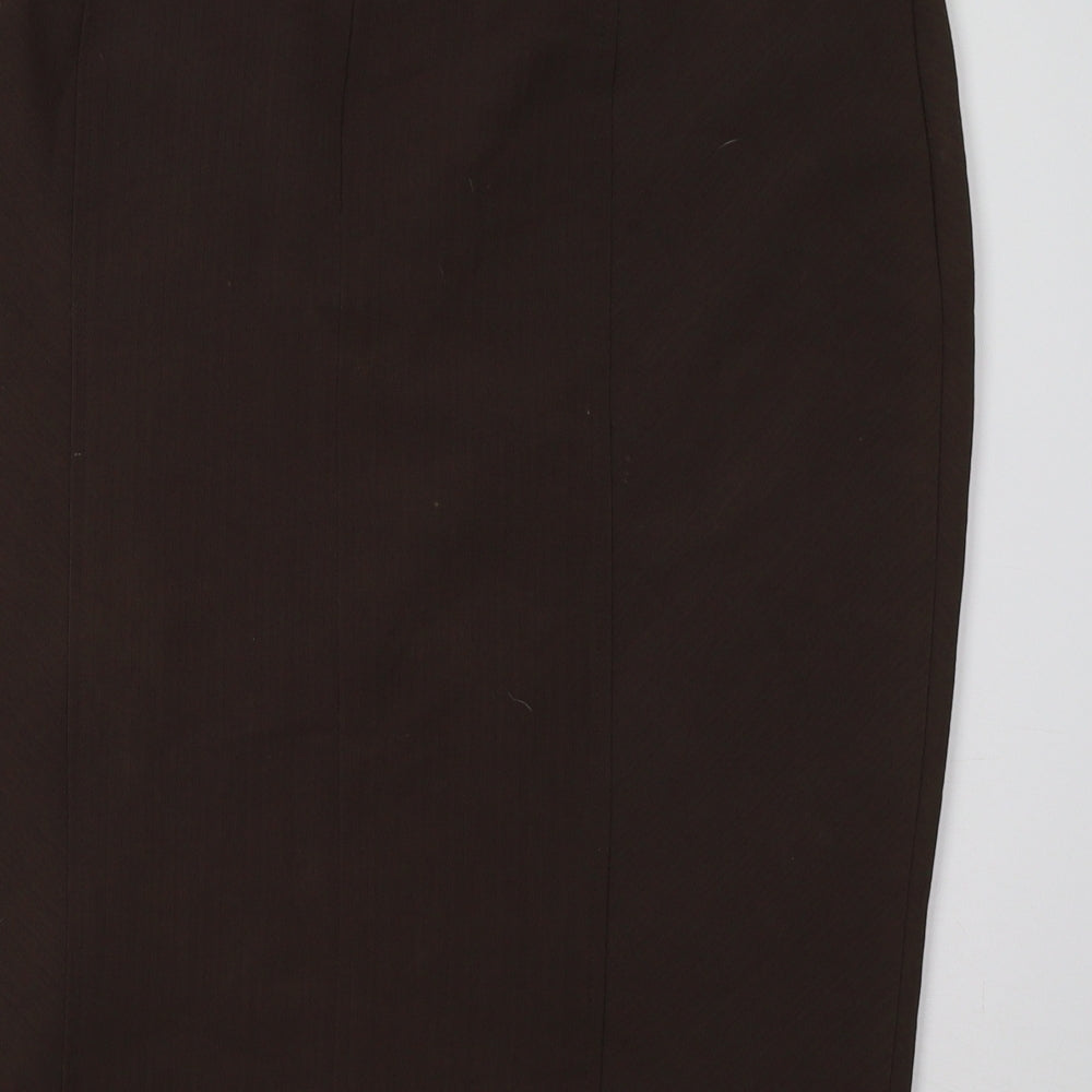 evie Womens Brown   A-Line Skirt Size 16