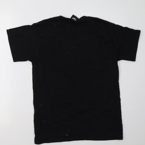 Fruit of the Loom Boys Black   Basic T-Shirt Size 12-13 Years  - the dark knight