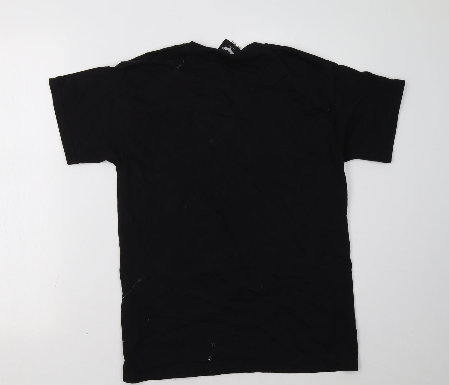 Fruit of the Loom Boys Black   Basic T-Shirt Size 12-13 Years  - the dark knight