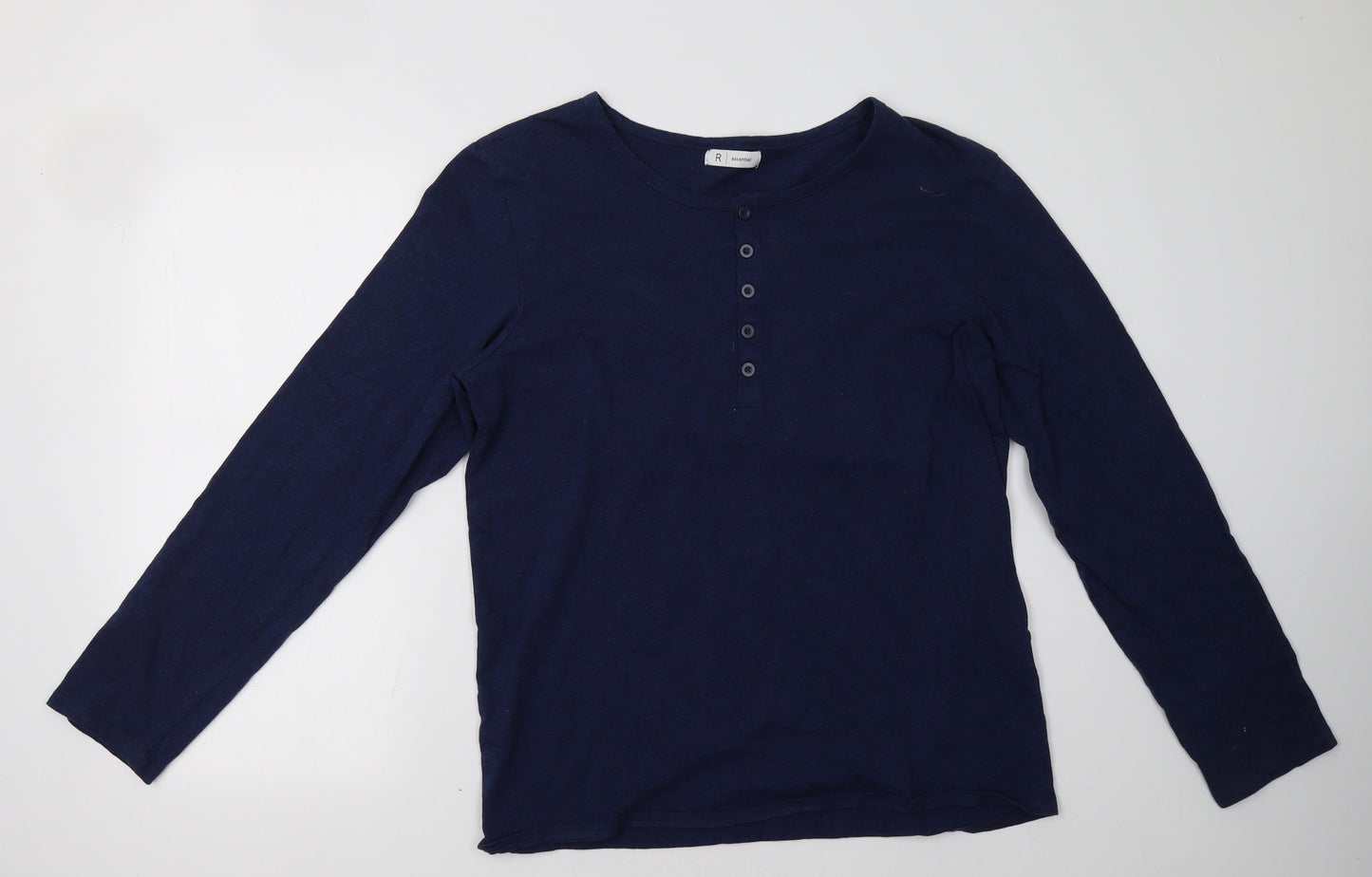 Essential Mens Blue   Pullover Sweatshirt Size XL