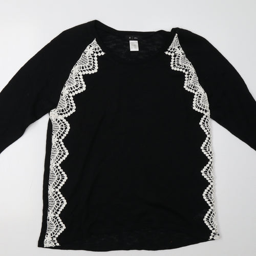 La Redoute Womens Black   Pullover Sweatshirt Size 16