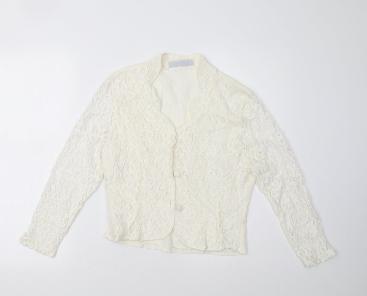 Burton Womens White Jacket Size 12