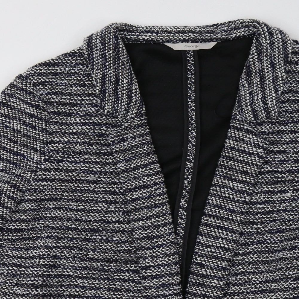 George Womens Blue   Jacket Blazer Size 14