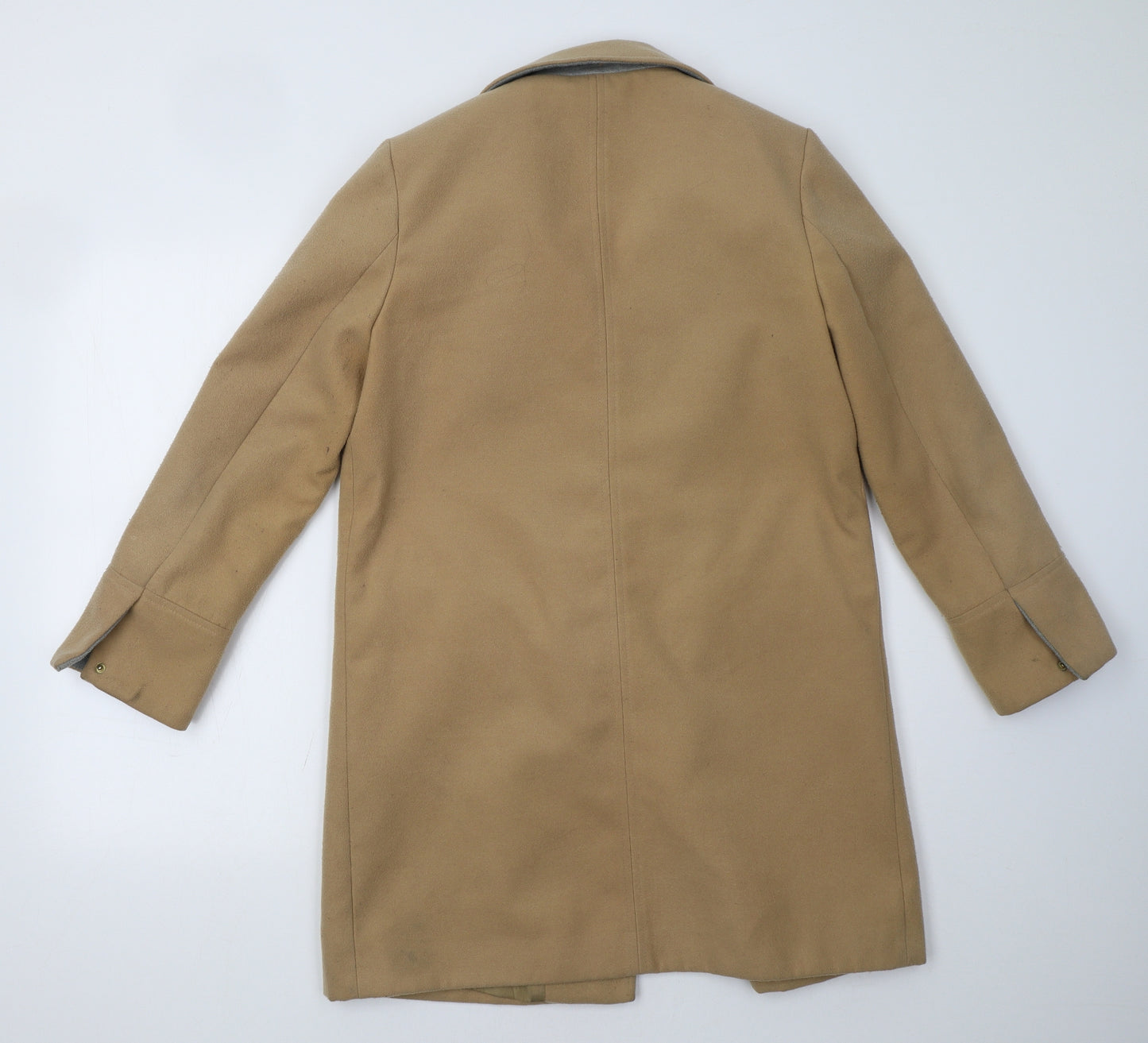 Topshop Womens Beige   Overcoat Coat Size 10