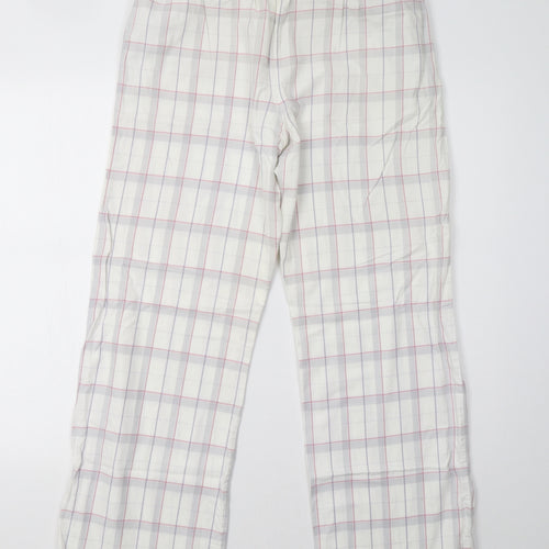 the white company Womens Pink Check   Pyjama Pants Size M