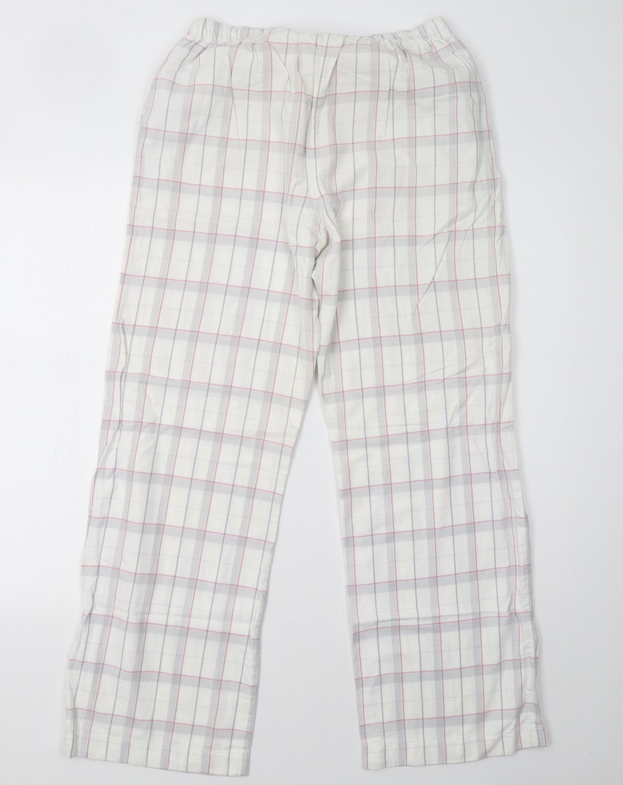 the white company Womens Pink Check   Pyjama Pants Size M