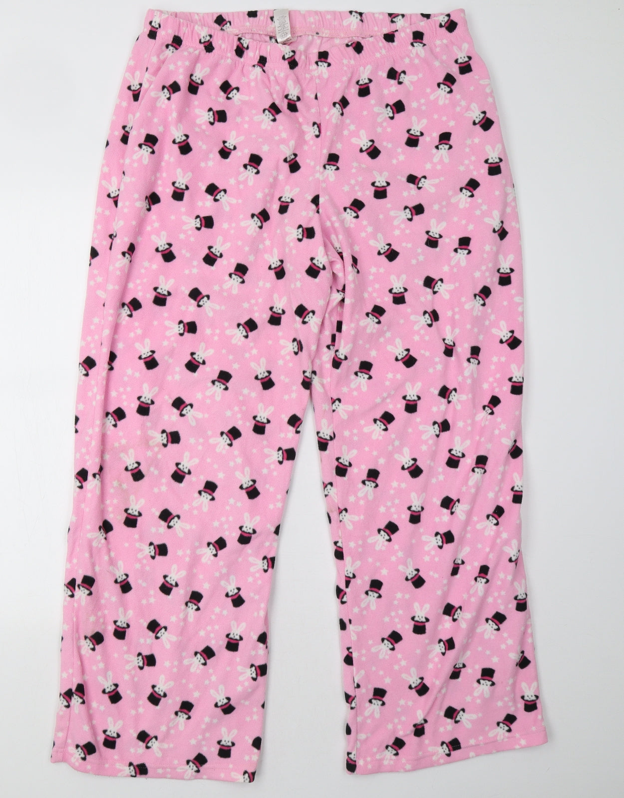 George Womens Pink Polka Dot   Pyjama Pants Size 18