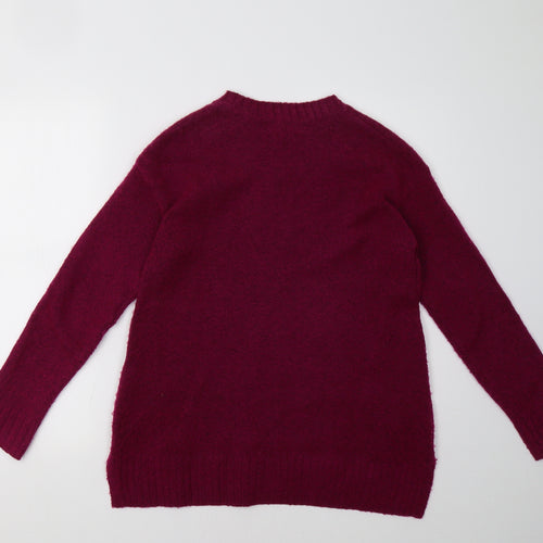 Marks and Spencer Womens Purple   Pullover Sweatshirt Size S