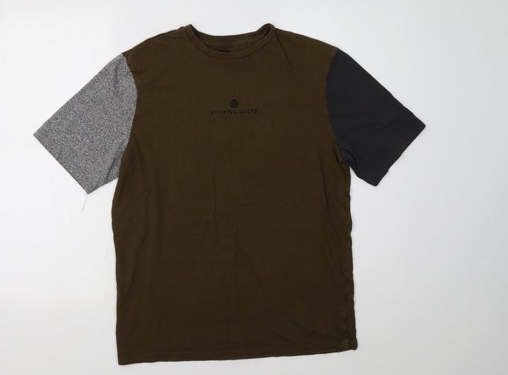 River Island Mens Green T-Shirt Size S