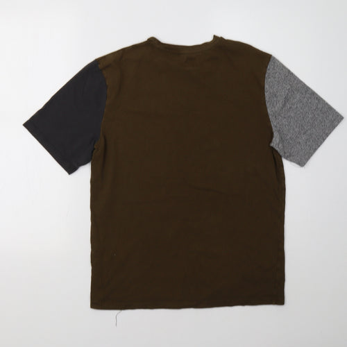 River Island Mens Green    T-Shirt Size S