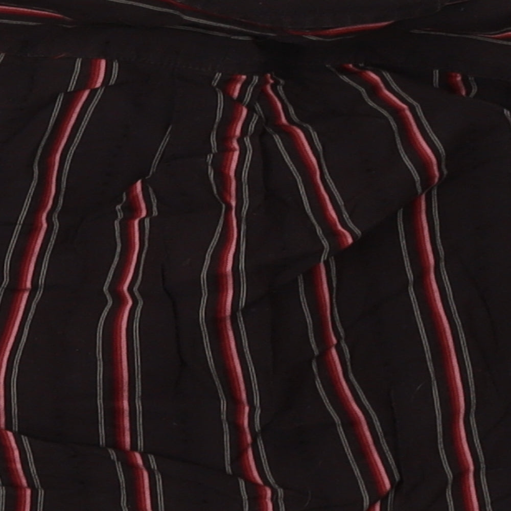 Adams Boys Red Striped  Basic Button-Up Size 2-3 Years