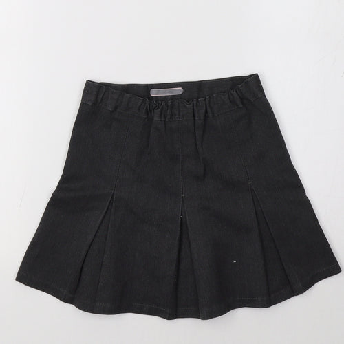 Marks and Spencer Girls Grey   A-Line Skirt Size 4 Years - School Wear