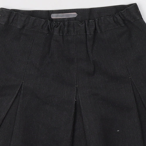 Marks and Spencer Girls Grey   A-Line Skirt Size 4 Years - School Wear