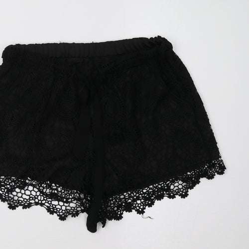 Preworn Womens Black    Shorts Size 8
