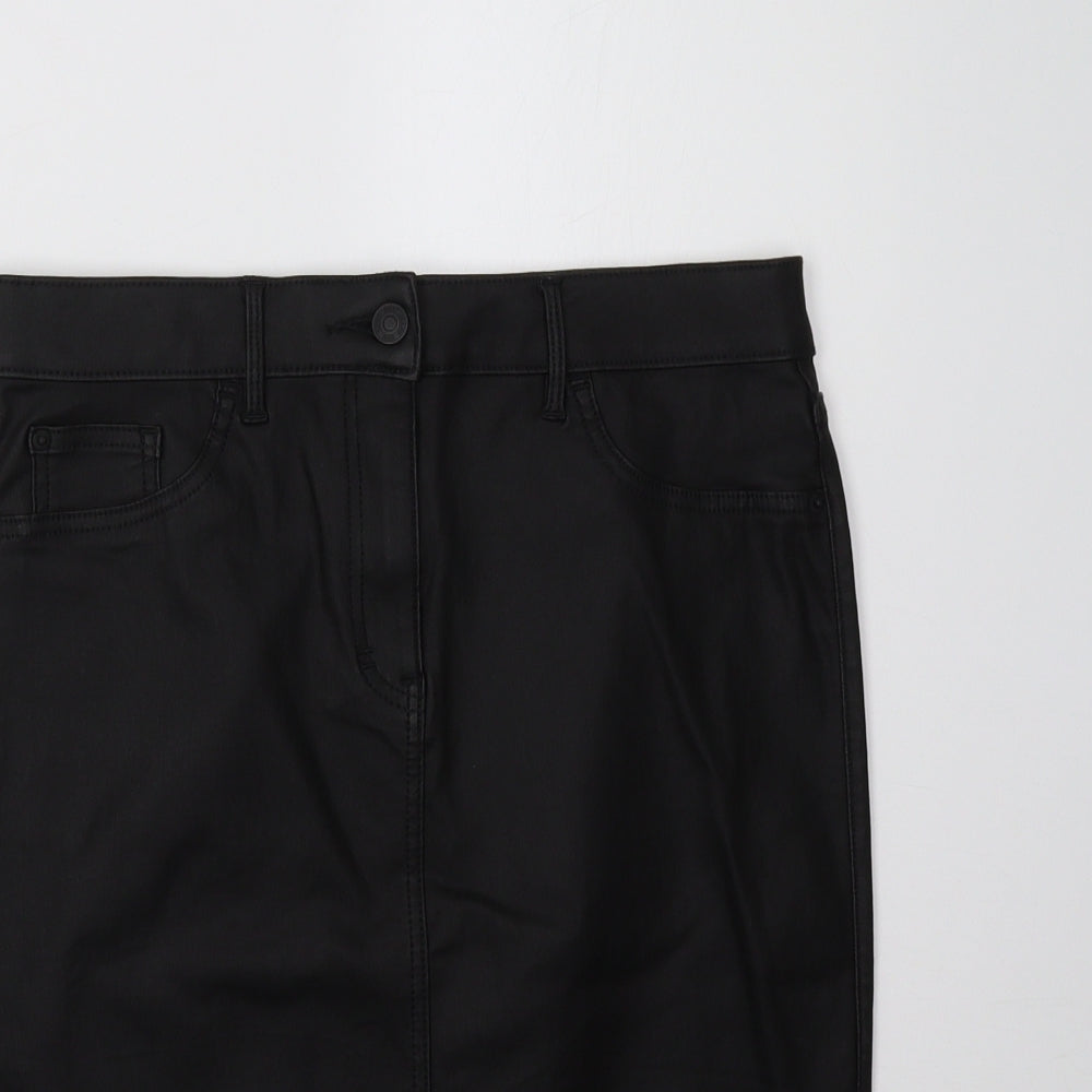 NEXT Womens Black   A-Line Skirt Size 12
