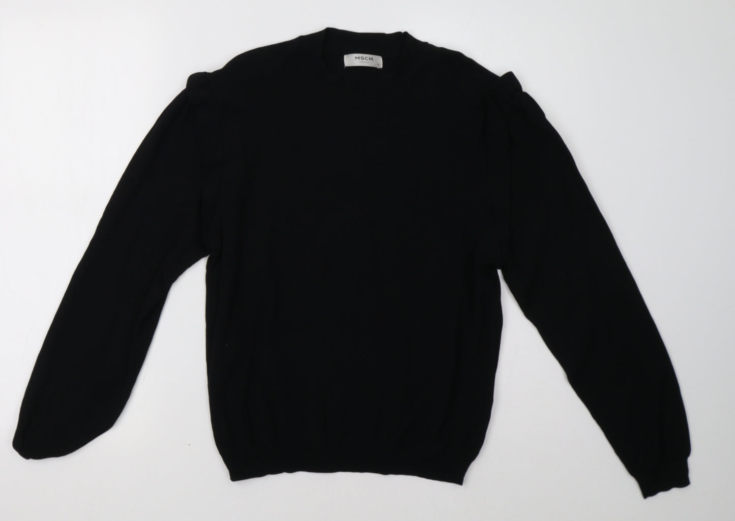 msch Womens Black   Pullover Sweatshirt Size M