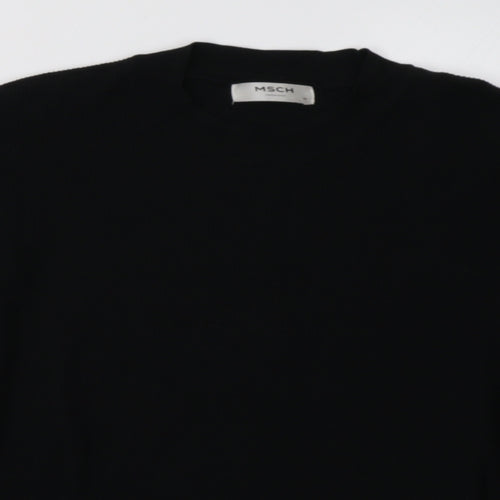 msch Womens Black   Pullover Sweatshirt Size M