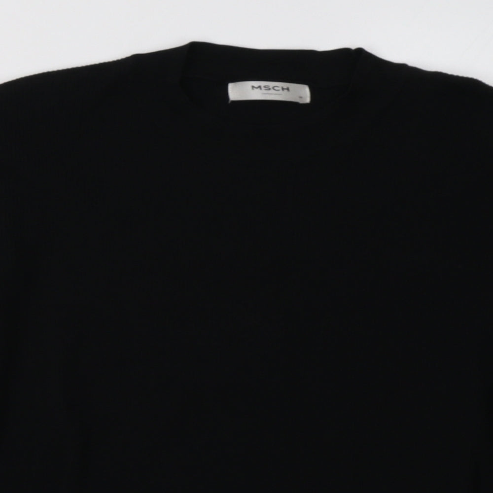 msch Womens Black   Pullover Sweatshirt Size M