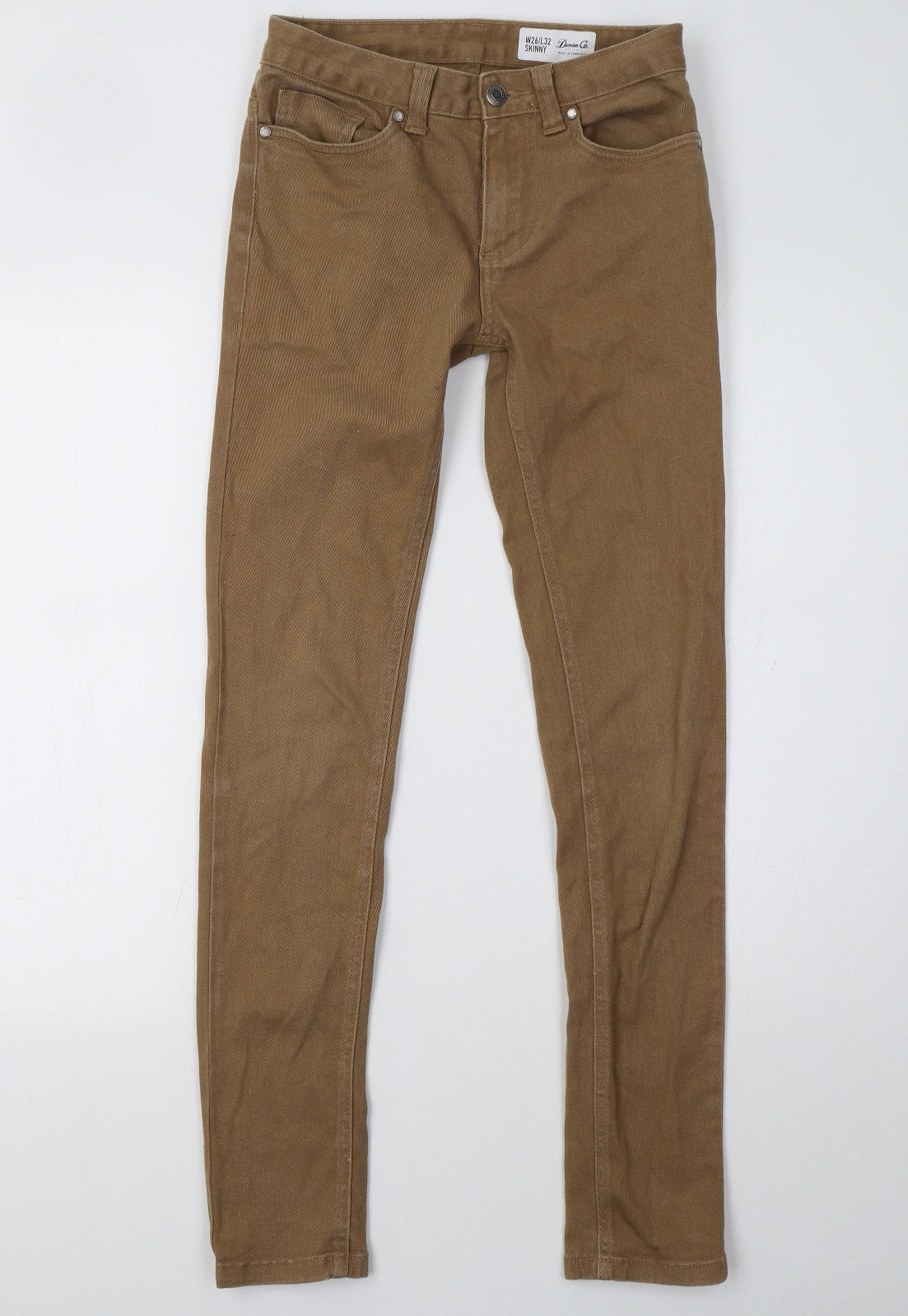 Primark Womens Beige   Straight Jeans Size 26 L32 in