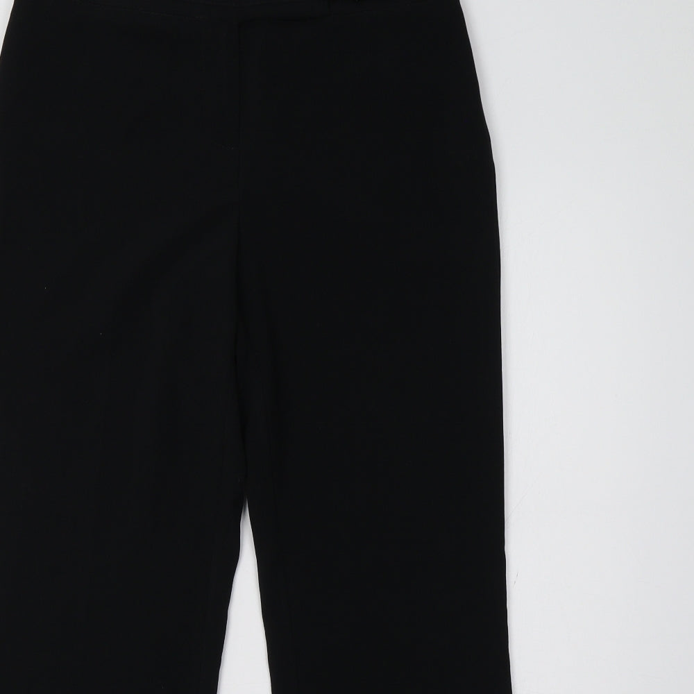 Marks and Spencer Womens Black   Trousers  Size 8 L30 in