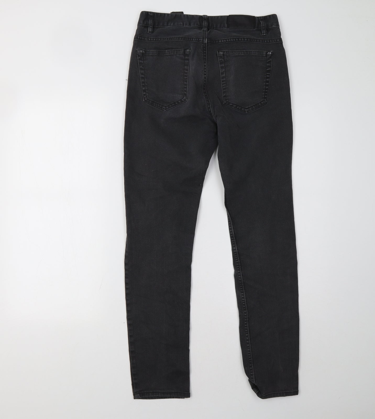 H&M Mens Black  Denim Skinny Jeans Size 29 L30 in