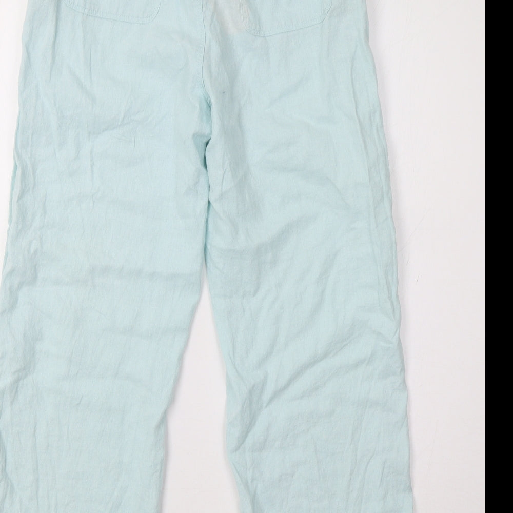 Peacocks Womens Green   Trousers  Size 14 L28 in
