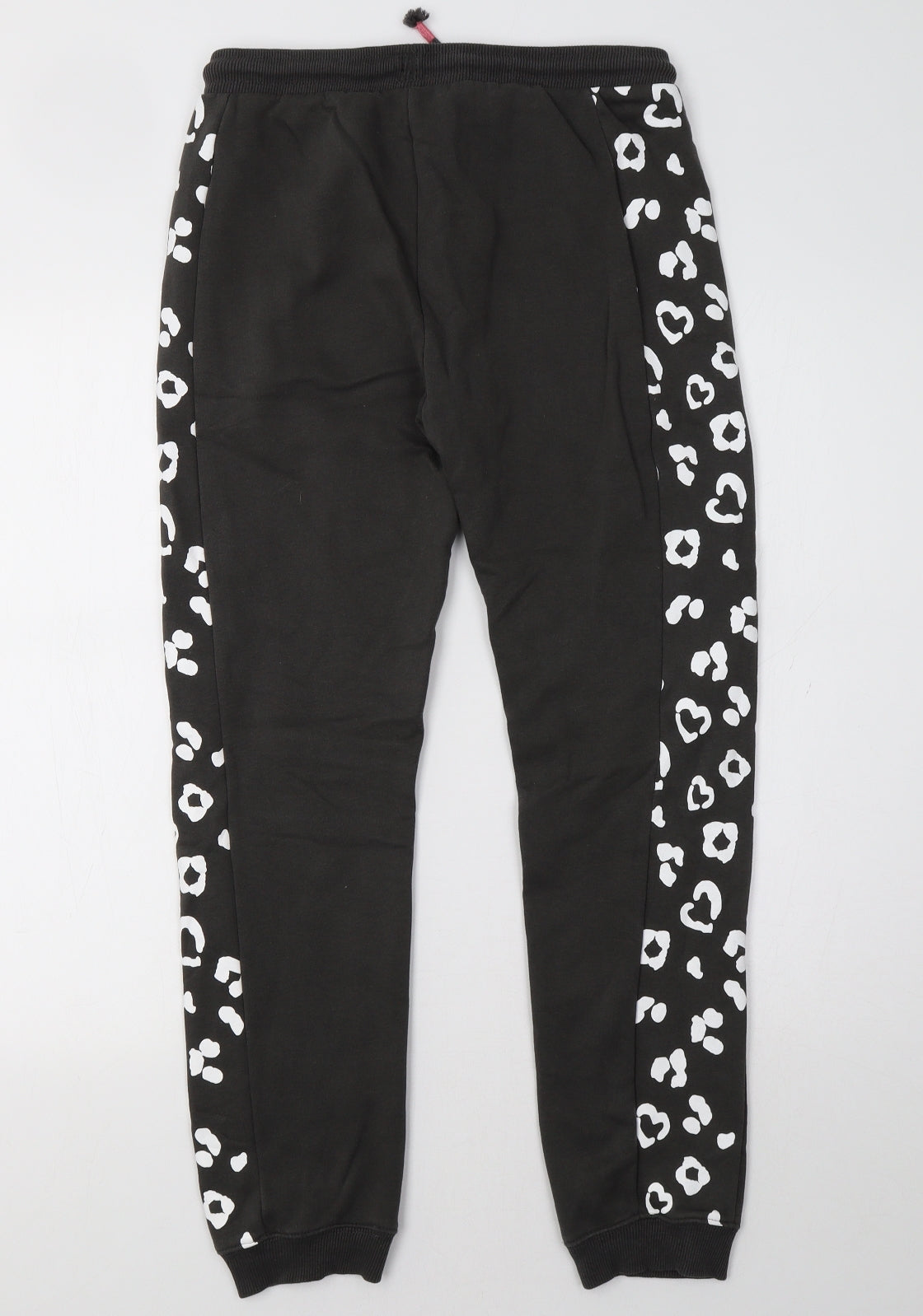 Nutmeg Girls Grey Animal Print  Jogger Trousers Size 14 Years