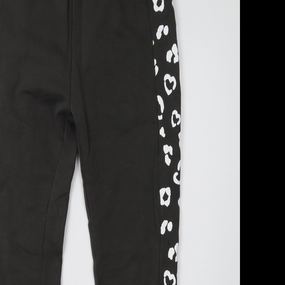 Nutmeg Girls Grey Animal Print  Jogger Trousers Size 14 Years