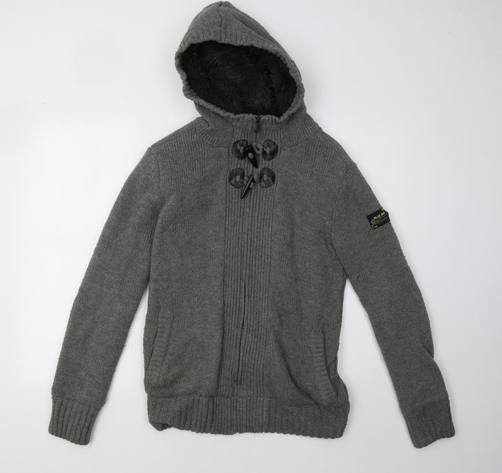 Blue Inc Mens Grey   Jacket  Size XS