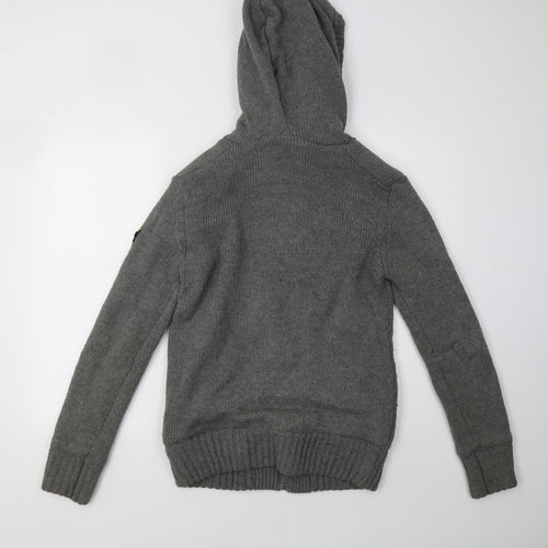 Blue Inc Mens Grey   Jacket  Size XS