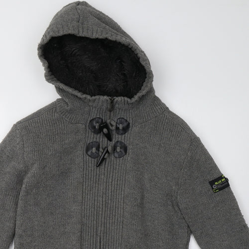 Blue Inc Mens Grey   Jacket  Size XS
