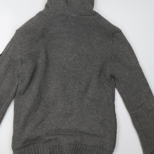 Blue Inc Mens Grey   Jacket  Size XS