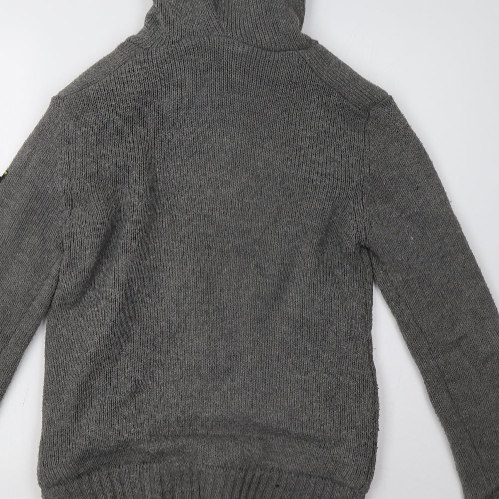 Blue Inc Mens Grey   Jacket  Size XS