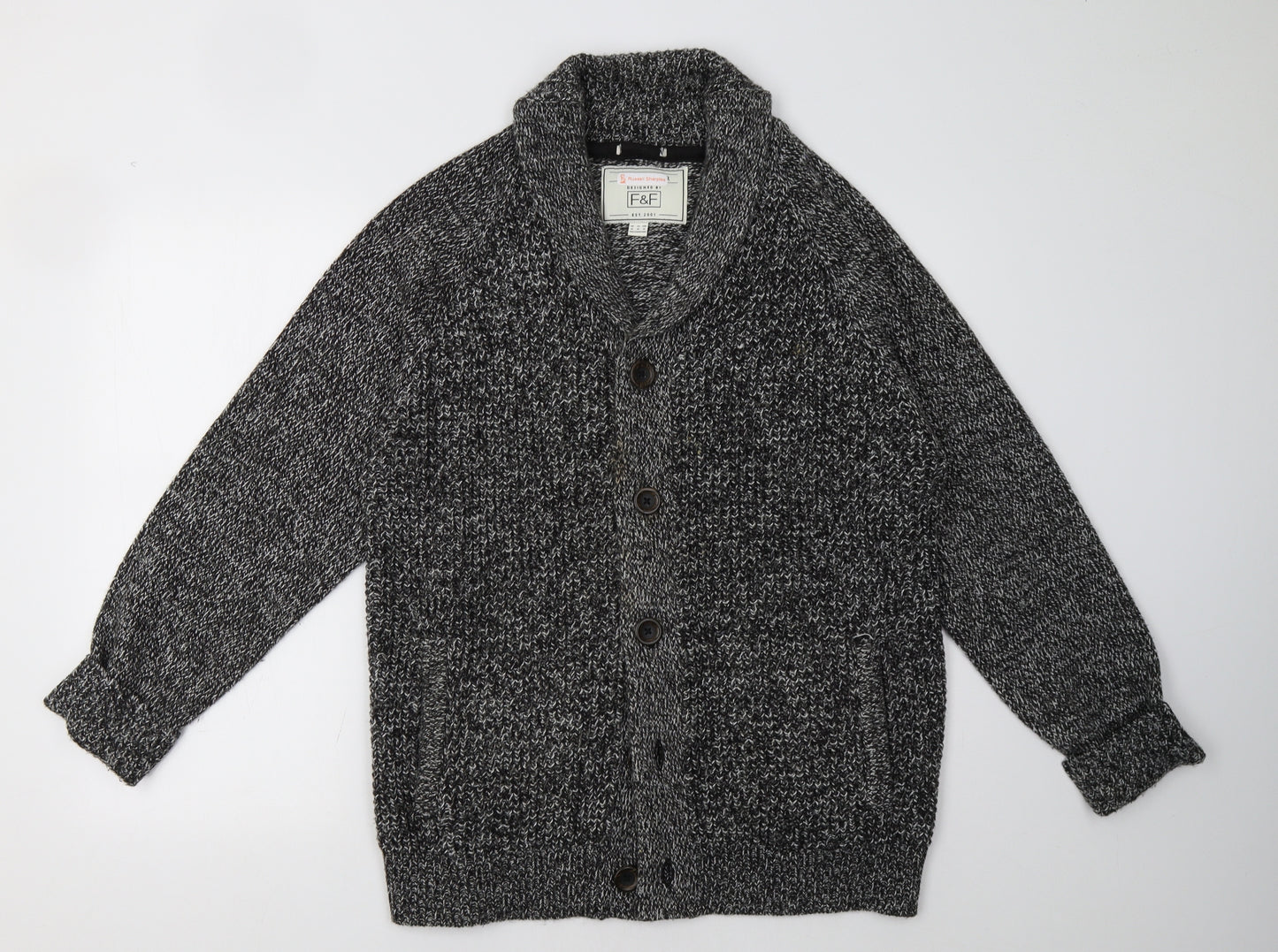 F&F Womens Grey   Cardigan Jumper Size XL