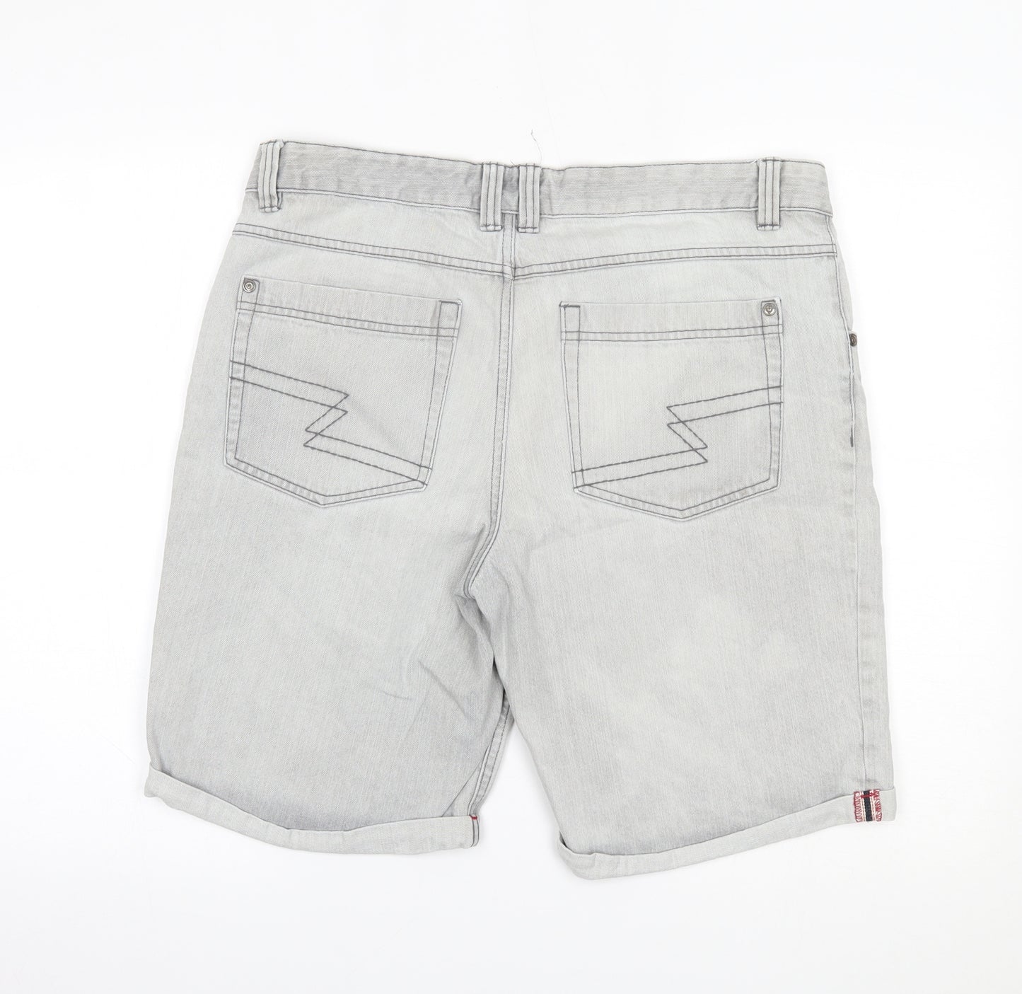 Livergy Mens Grey   Chino Shorts Size 36