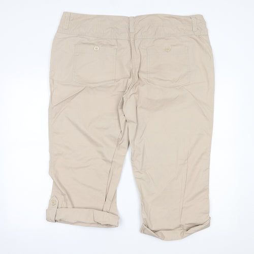 Debenhams Womens Beige   Chino Shorts Size 20