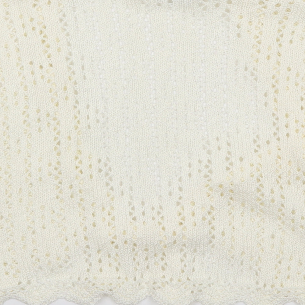 M&Co Womens Ivory   Cardigan Jumper Size XL