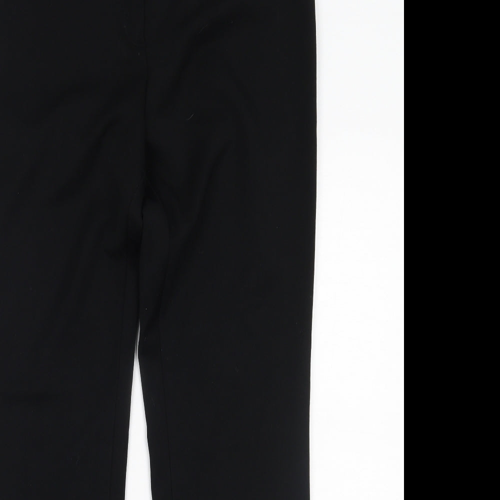 Marks and Spencer Womens Black   Trousers  Size 14 L28 in
