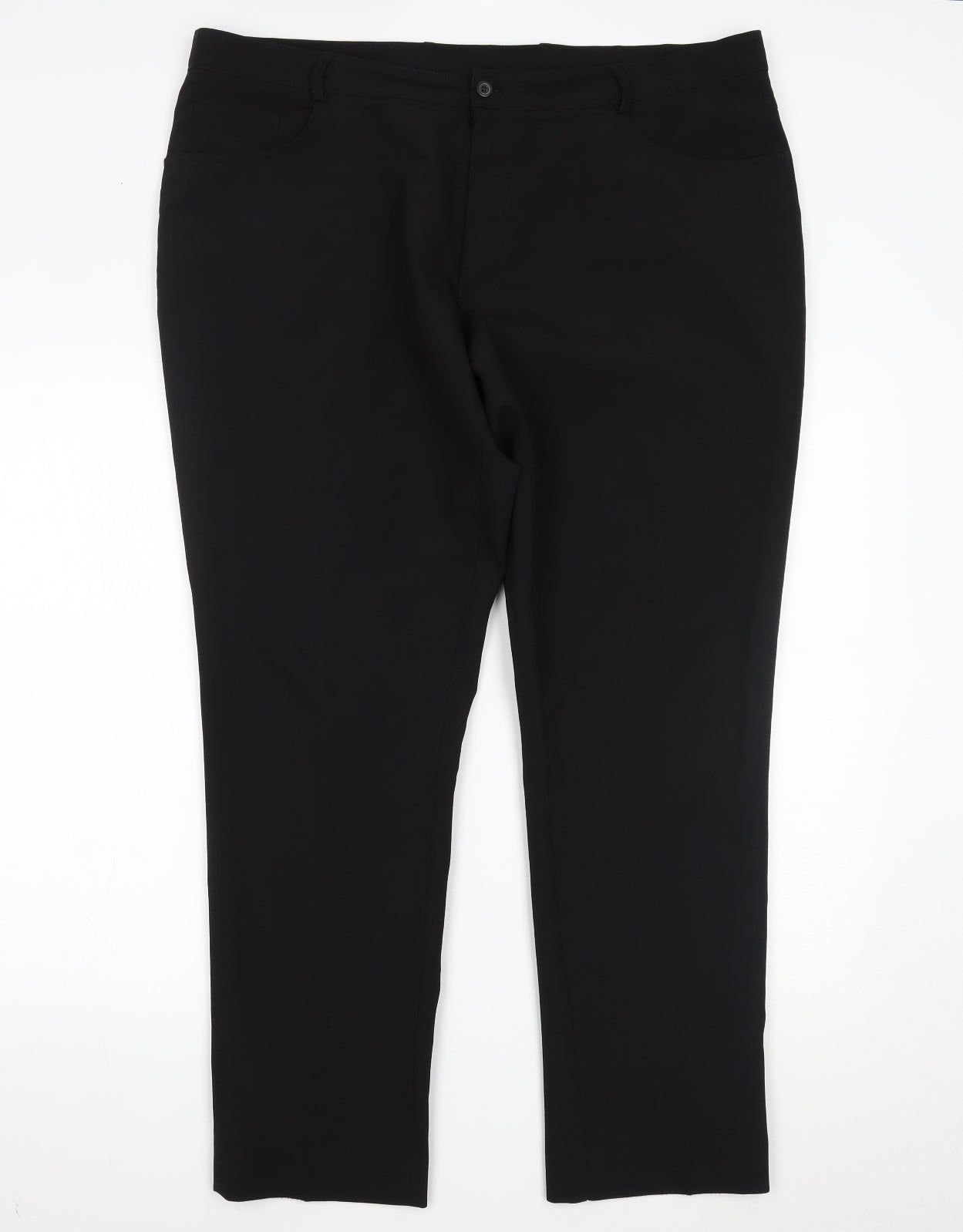 Matalan Mens Black   Trousers  Size 40 L31 in