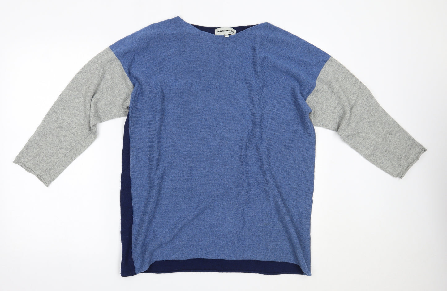 Collezione Gaia Mens Blue   Pullover Jumper Size M