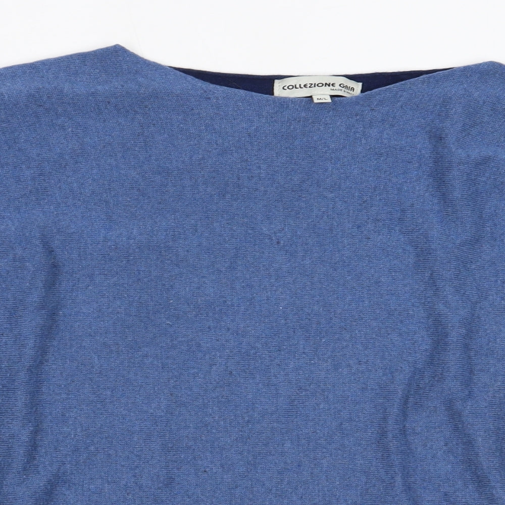 Collezione Gaia Mens Blue   Pullover Jumper Size M