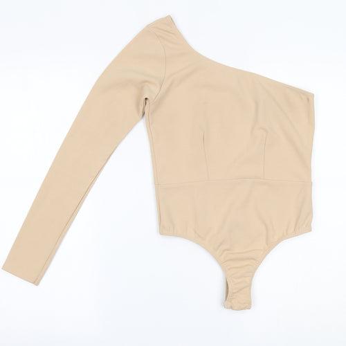 In the Style Womens Beige   Bodysuit One-Piece Size 8