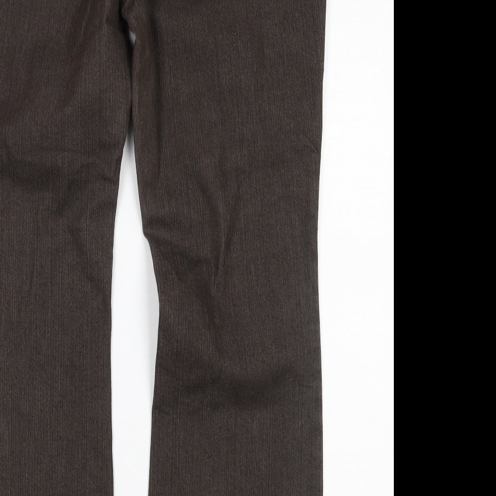 Per Una Womens Brown  Denim Bootcut Jeans Size 16 L29 in