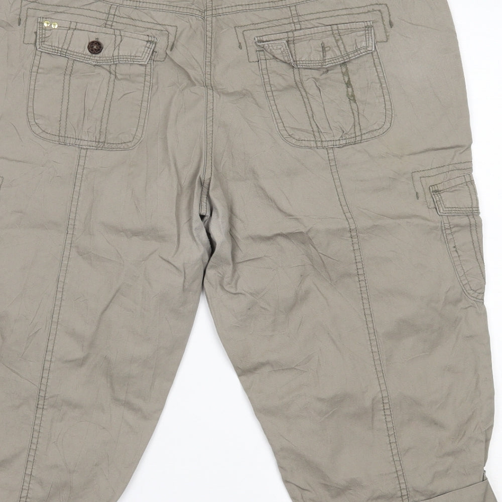 George Womens Beige   Chino Shorts Size 16